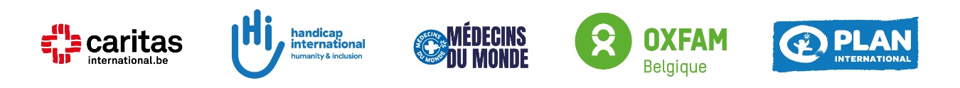 Caritas International Belgique - Dokters van de Wereld - Handicap International - Oxfam België - Plan International