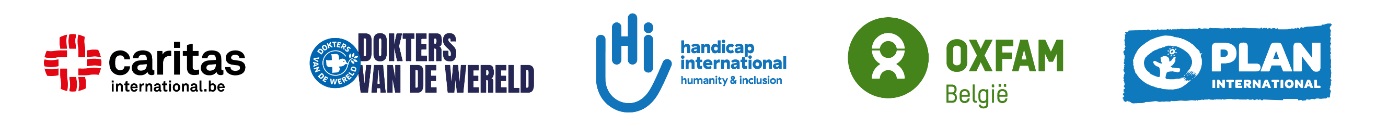 Caritas International Belgique - Dokters van de Wereld - Handicap International - Oxfam België - Plan International